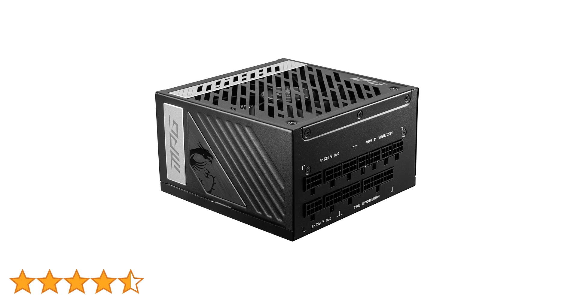 MSI - MPG A1000G PCIE 5.0, 80+ Gold Full Modular Gaming PSU